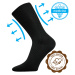 Lonka Zdravan Unisex ponožky - 3 páry BM000000627700101345 černá
