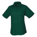 Premier Workwear Dámská košile s krátkým rukávem PR302 Bottle -ca. Pantone 560