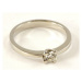 Zásnubní prsten z bílého zlata s diamantem + DÁREK ZDARMA