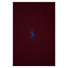 Dětská mikina Polo Ralph Lauren vínová barva, hladká