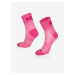 Růžové unisex sportovní ponožky Kilpi SPEED