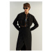 Trendyol Black Oversized Bomber Jacket Coat