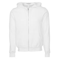 Canvas CV3739CV3739 Unisex mikina s kapucí na zip CV3739 Dtg White