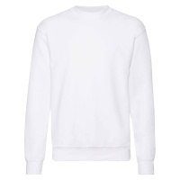 Men's White Sweatshirt Set-in Sweat Fruit of the Loom