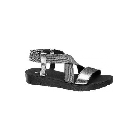Stříbrné sandály Graceland