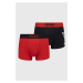 Boxerky HUGO 2-pack pánské, červená barva