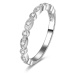 Beneto Stříbrný prsten se zirkony AGG167