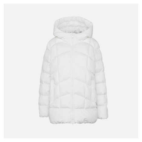 Bílé dámská péřová bunda Geox Anylla - Dámské