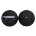 Míček pro squash Victor - 1 žlutá tečka (v krabičce)