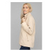 QVC CENTIGRADE krátký kabát s kapucí Barva: Béžová, Mezinárodní
