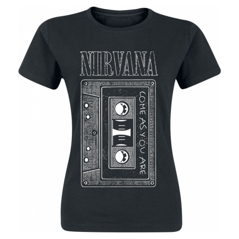 Nirvana As You Are Tape Dámské tričko černá
