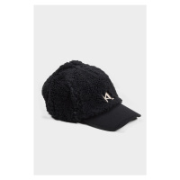 Kšiltovka karl lagerfeld k/kl shearling cap černá