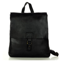 Dámský kožený batoh Mazzini MM212 černý