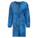 Bonprix BODYFLIRT šaty se vzorem Barva: Modrá, Mezinárodní