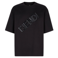 FENDI Diagonal Black tričko