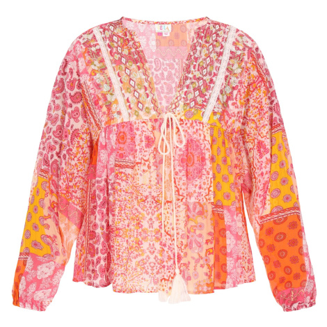 IZIA Halenka 'Boho' kari / oranžová / pink / bílá