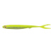 Fox rage gumová nástraha slick finesse super soft uv chartreuse ayu - 16 cm