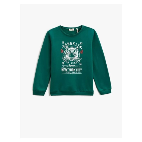 Koton Boy's Sweatshirt Green