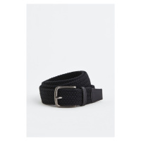 H & M - Splétaný pásek - černá