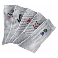 Sada 10 párů sportovních ponožek s motivem