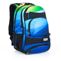 Dvoukomorový studentský batoh Topgal YUMI, modrá