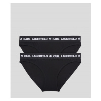 Spodní prádlo karl lagerfeld logo brief set 2-pack černá