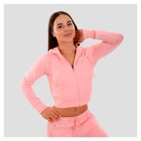 GymBeam Dámská mikina Zip-up TRN pink