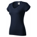 Malfini Fit V-NECK Dámské triko 162 námořní modrá