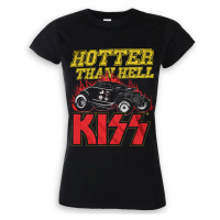 Tričko metal dámské Kiss - Hotter Than Hell - HYBRIS - ER-5-KISS008-H69-5-BK