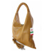 Kožená kabelka přes rameno Vera Pelle WX435B camel