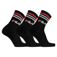 FILA-F9090 SOCKS LIFESTYLE PLAIN 3 PACK-200 BLACK Černá