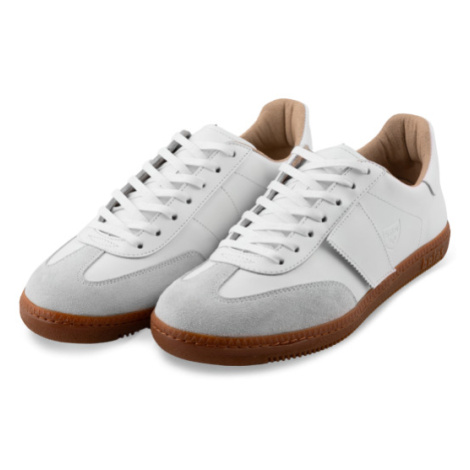 Botas Magic White - Dámské kožené tenisky / botasky bílé česká výroba ze Zlína Vasky