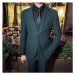 Kvalitní pánský oblek business pro ženicha 3v1