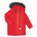 Loap TOMKA Dívčí zimní kabát, červená, velikost