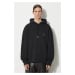 Bavlněná mikina Maison Kitsuné Bold Fox Head Patch Oversize Hoodie pánská, černá barva, s kapucí