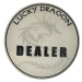 Dealer button Lucky Dragon keramický