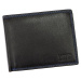 Pánská kožená peněženka Wild 125600 černá / modrá