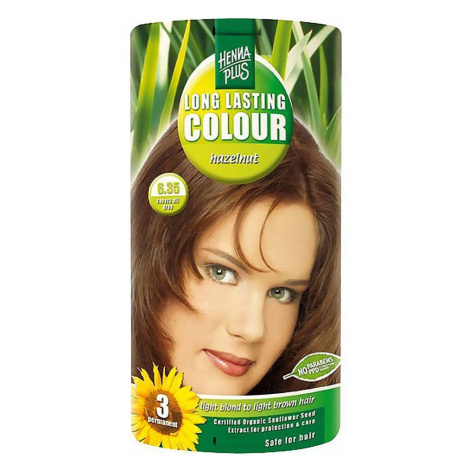 HENNA PLUS Přírodní barva na vlasy 6.35 Oříšková 100 ml HennaPlus