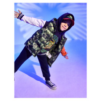 Koton Inflatable Vest Camouflage Patterned Hoodie