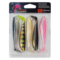 Fox Rage Gumová Nástraha Zander Pro Mixed UV Colour 5ks - 12cm