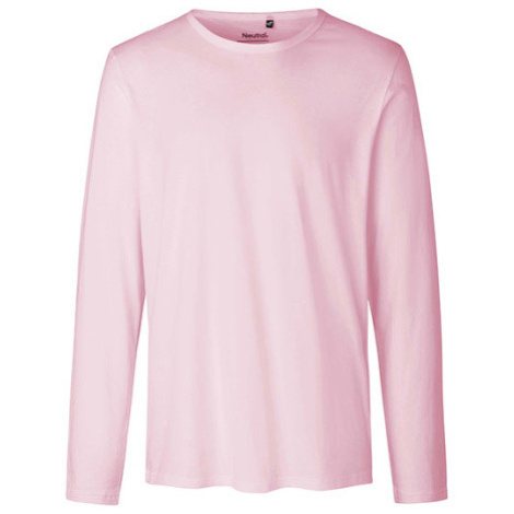 Neutral Pánské tričko s dlouhým rukávem NE61050 Light Pink