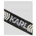 Popruh na kabelku karl lagerfeld k/signature whipstitch strap černá