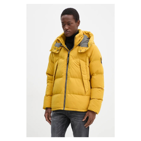 Bunda G-Star pánská, žlutá barva, zimní, oversize, D25345-D518