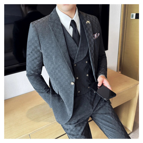 Trojdílný oblek 3v1 sako, vesta a kalhoty JF475 JFC FASHION