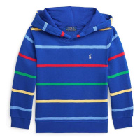 Dětská mikina Polo Ralph Lauren tmavomodrá barva, s kapucí, vzorovaná