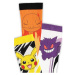 Ponožky Pokémon - Pikachu, Charmander, Gengar (3 kusy)