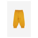 Kojenecké bavlněné tepláky Bobo Choses žlutá barva