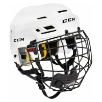 CCM Tacks 210 Combo SR Bílá Hokejová helma