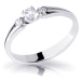 Cutie Diamonds Elegantní zásnubní prsten z bílého zlata s diamanty DZ6866-2105-00-X-2 53 mm