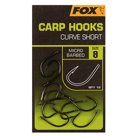 Fox Háčky Carp Hooks Curve Shank Short 10ks 2